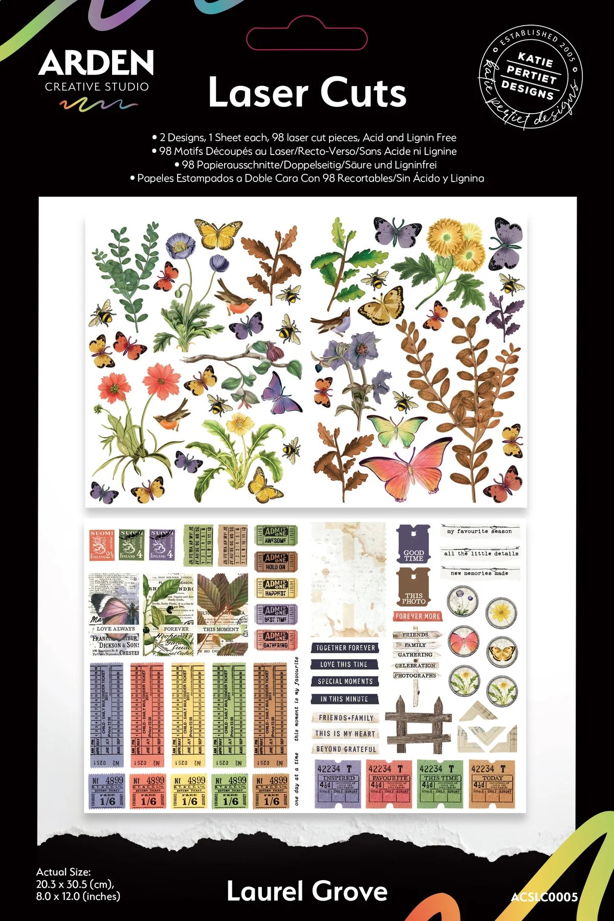 Arden Creaive Studio - Laurel Grove- Laser Cuts