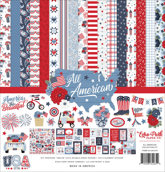 Echo Park - All American Collection - 12 x 12 Collection Kit
