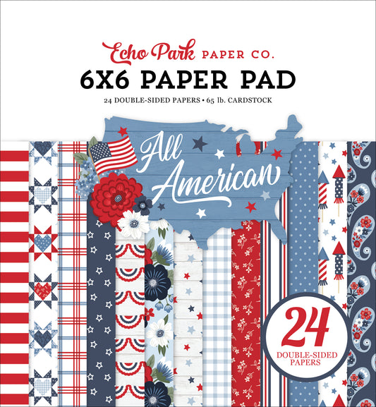 Echo Park - All American Collection - 6 x 6 Paper Pad