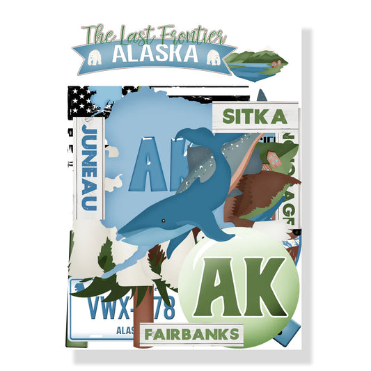 SSC Designs - Alaska Collection Laser Cut Scrapbook Ephemera Embellishments