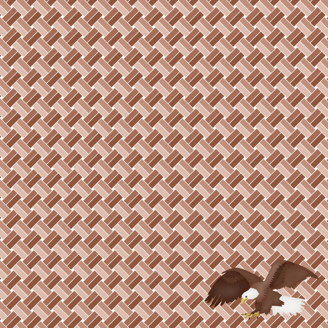 SSC Designs - Alaska Collection - Eagle 12 x 12 Double-Sided Scrapbook Paper