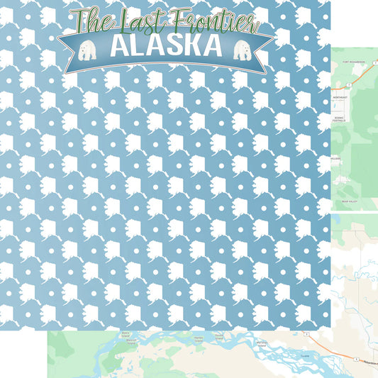 SSC Designs - Alaska Collection - The Last Frontier - 12 x 12 Double-Sided Scrapbook Paper