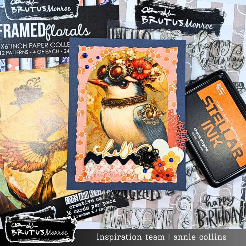 Brutus Monroe - Nested In Friendship Collection - Creative Cards - Cogs And Feather