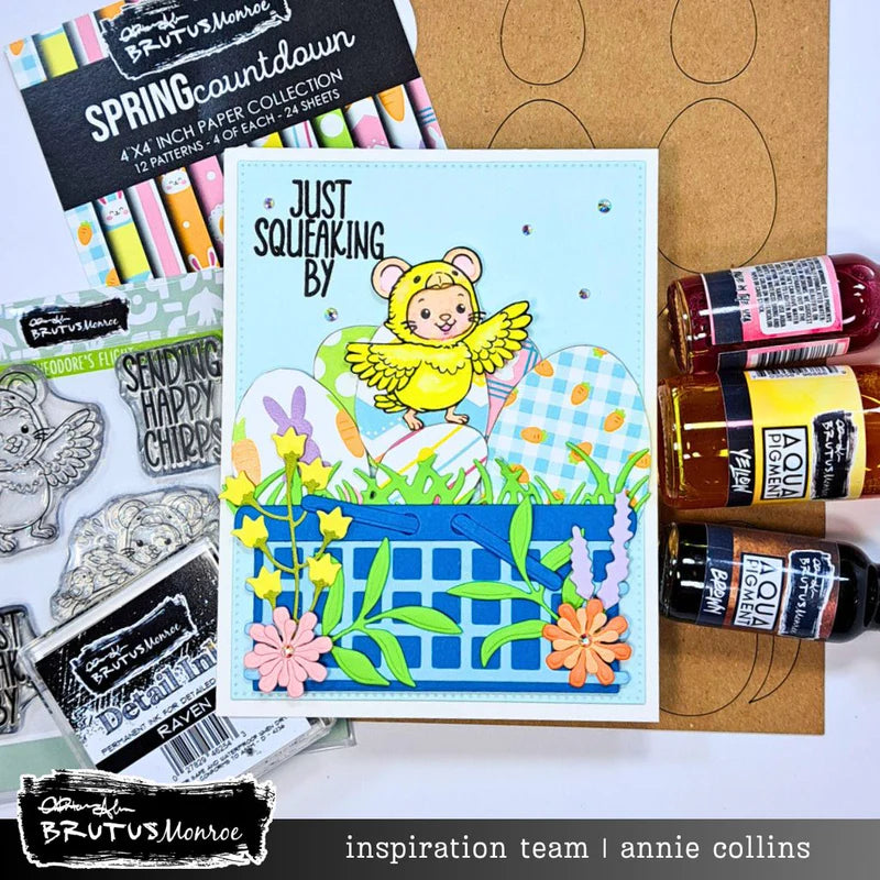 Brutus Monroe - Nested In Friendship Collection - Clear Photopolymer Stamps - Theodore's Flight