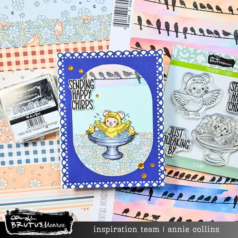 Brutus Monroe - Nested In Friendship Collection - Clear Photopolymer Stamps - Theodore's Flight