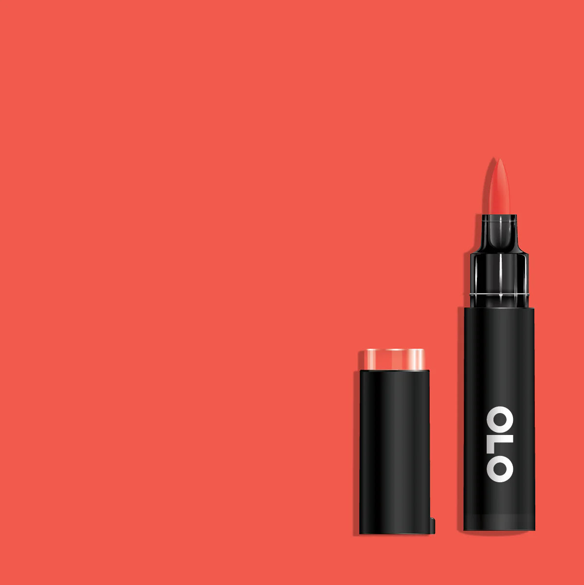 OLO MARKER - Brush - R0.3 - Coral