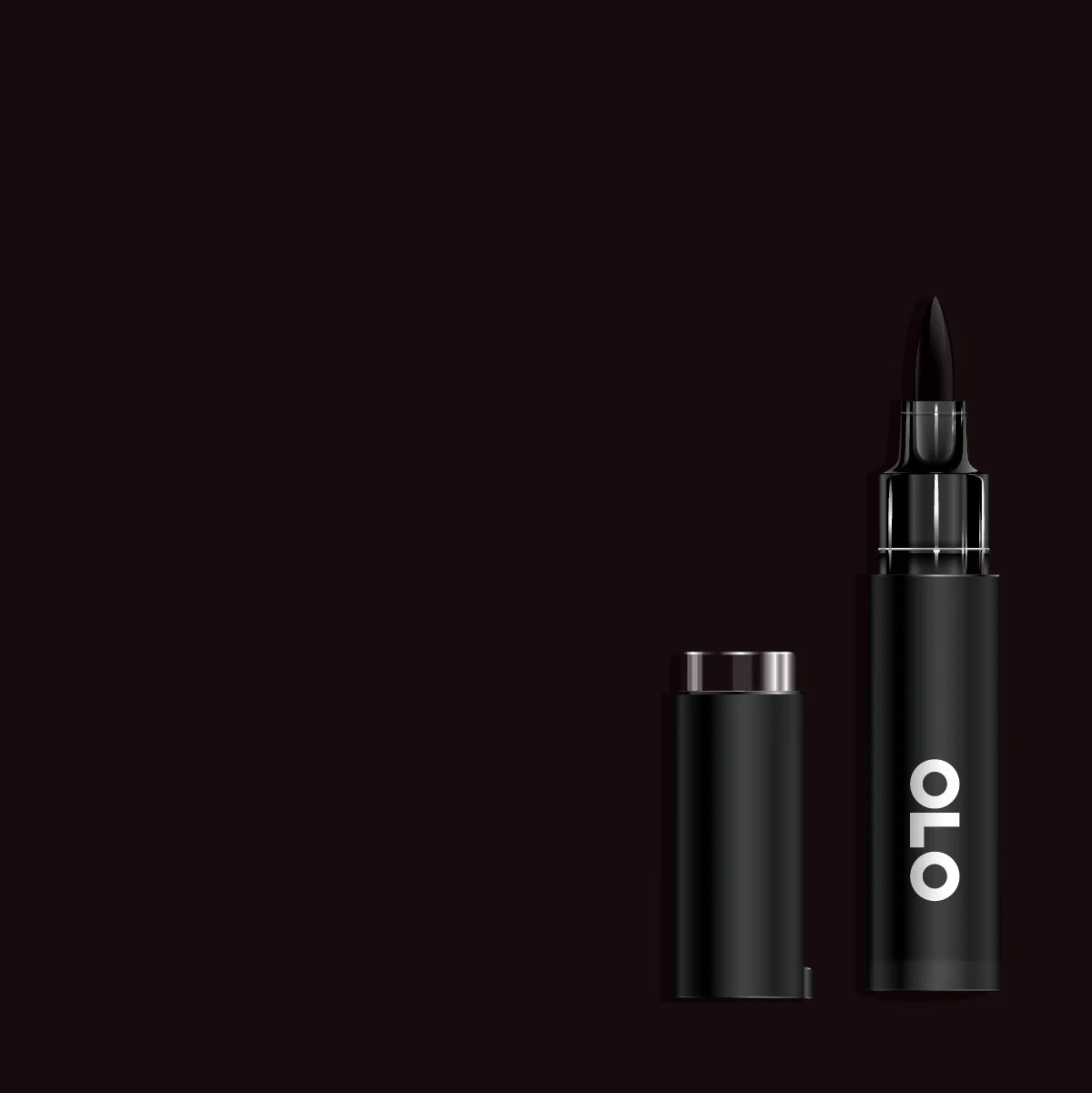 OLO MARKER - Brush - RK - Red Black