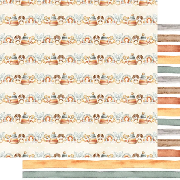SSC Designs - Oh, Baby! Collection - 12 x 12 Scrapbook Paper And Embellishment Kit