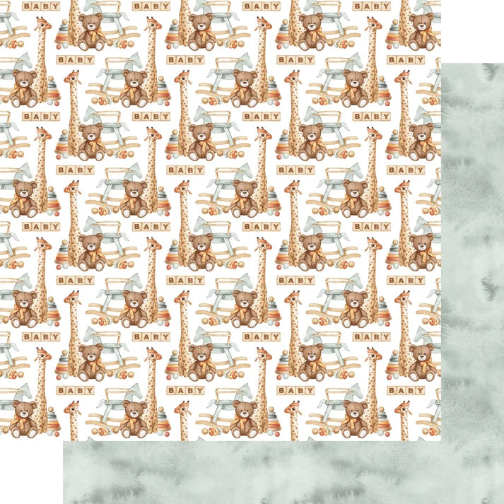 SSC Designs - Oh, Baby! Collection - 12 x 12 Scrapbook Paper And Embellishment Kit
