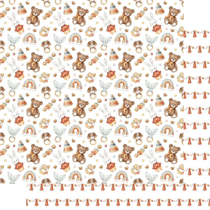 SSC Designs - Oh, Baby! Collection - 12 x 12 Scrapbook Paper And Embellishment Kit