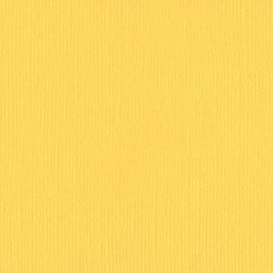 Bazzill 12 x 12 Textured Cardstock - Bazzill Yellow
