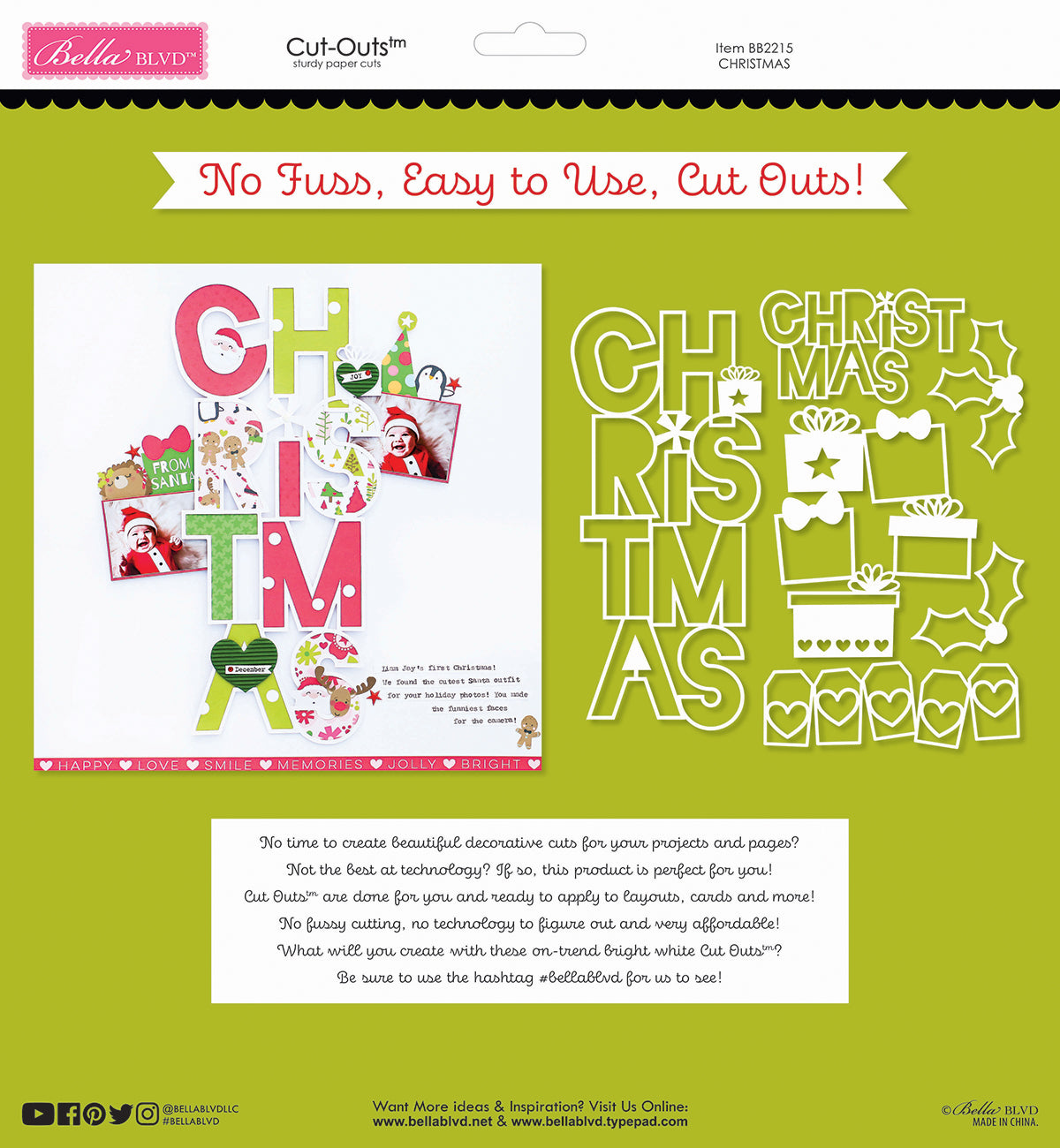 Bella Blvd - Santa Squad Collection - Cut Outs - Christmas