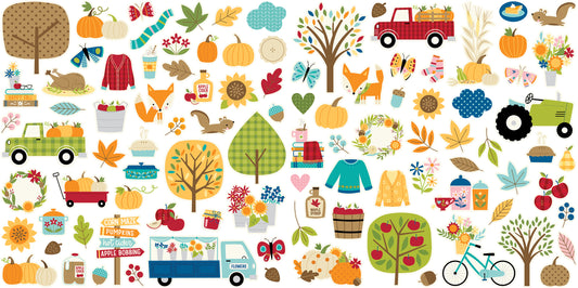 Bella Blvd - One Fall Day Collection - Ephemera - Icons