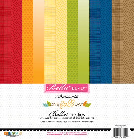 Bella Blvd - One Fall Day Collection - Bella Besties - 12 x 12 Collection Pack