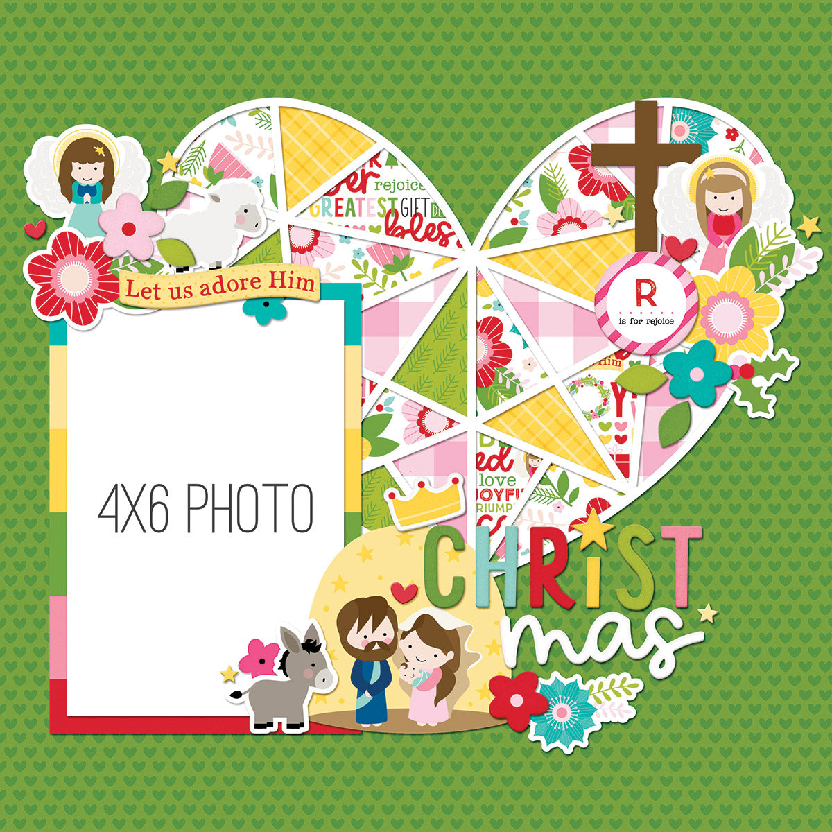 Bella Blvd - Let Us Adore Him Collection - 12 x 12 Page Kit