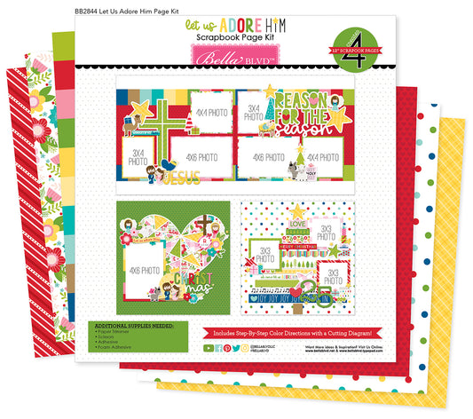 Bella Blvd - Let Us Adore Him Collection - 12 x 12 Page Kit