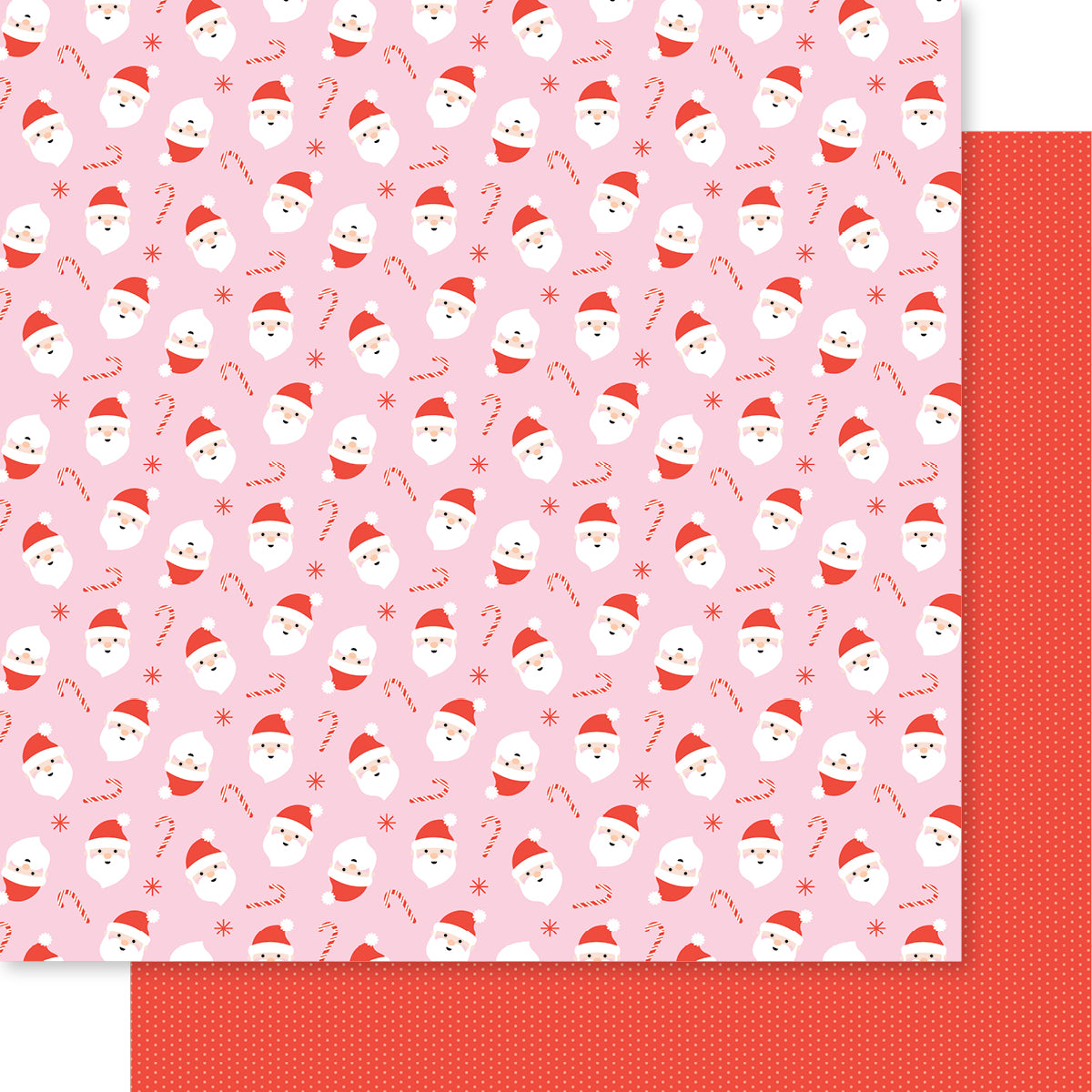 Bella Blvd - Merry Mingle Collection - 12 x 12 Double Sided Cardstock - Santa Season