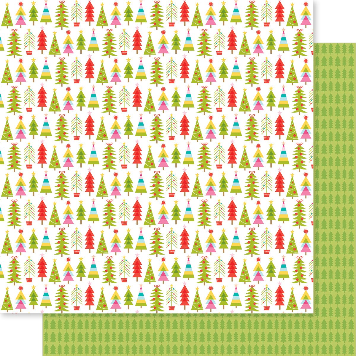 Bella Blvd - Merry Mingle Collection - 12 x 12 Double Sided Cardstock - Let's Decorate
