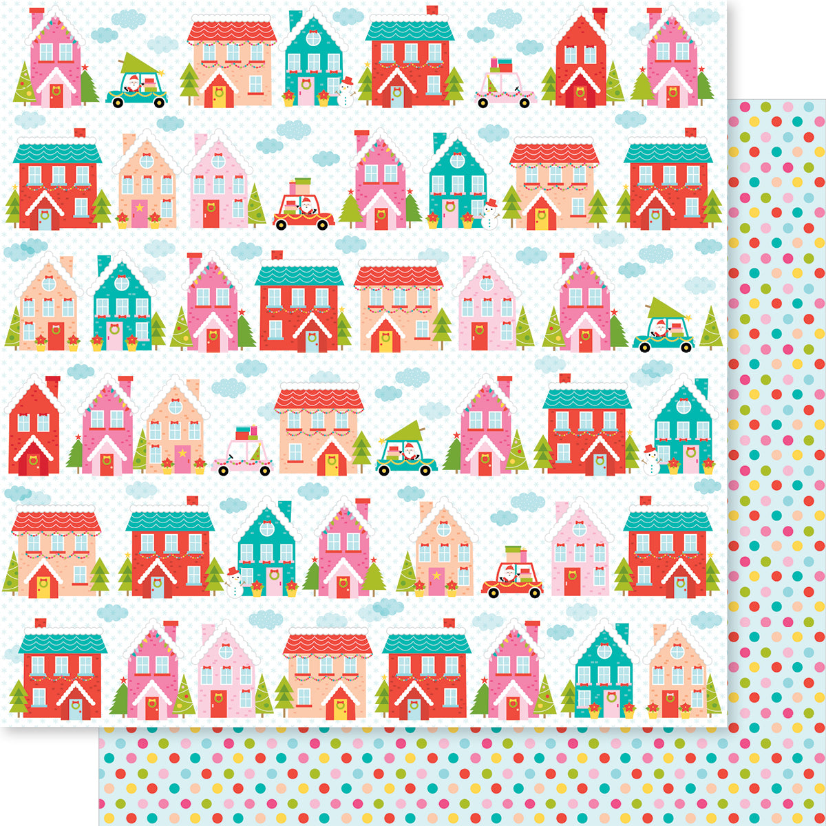 Bella Blvd - Merry Mingle Collection - 12 x 12 Double Sided Cardstock - It's A Party