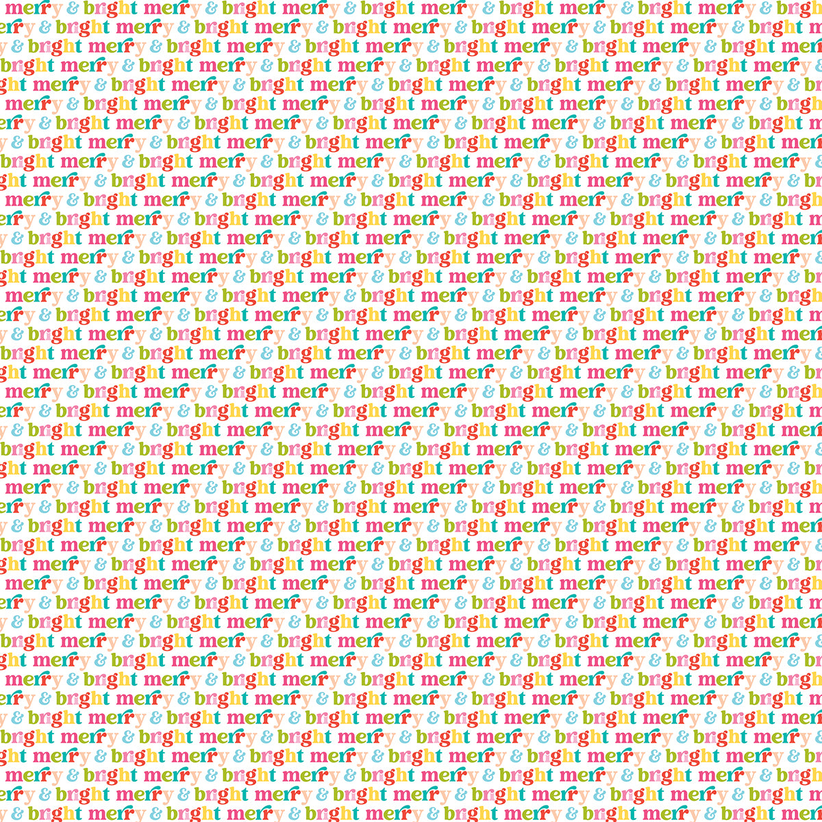 Bella Blvd - Merry Mingle Collection - 12 x 12 Double Sided Cardstock - Merry And Bright