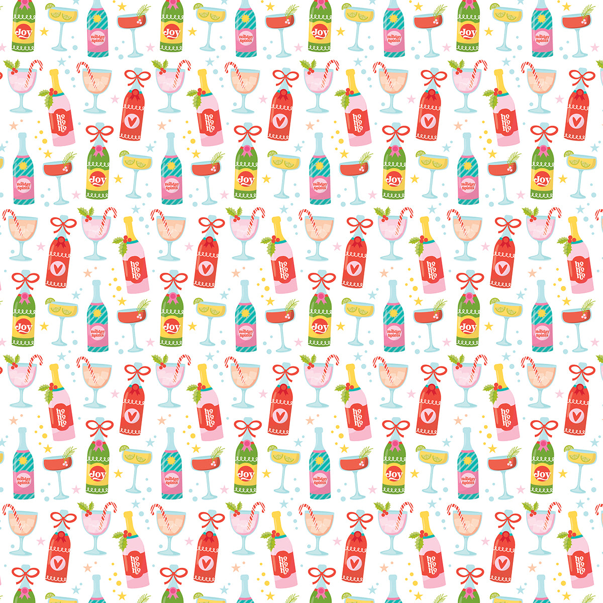 Bella Blvd - Merry Mingle Collection - 12 x 12 Double Sided Cardstock - Making Spirits Bright