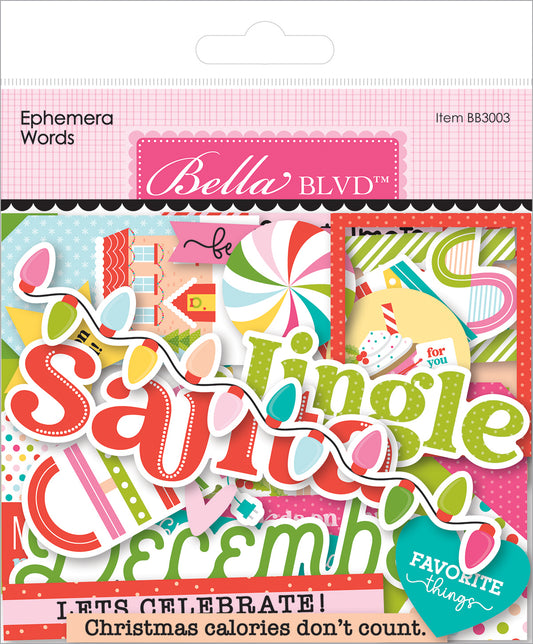 Bella Blvd - Merry Mingle Collection - Ephemera - Words