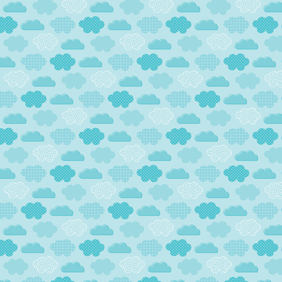 Bella Blvd - Zoo Day Collection - 12 x 12 Double Sided Cardstock - Sky High