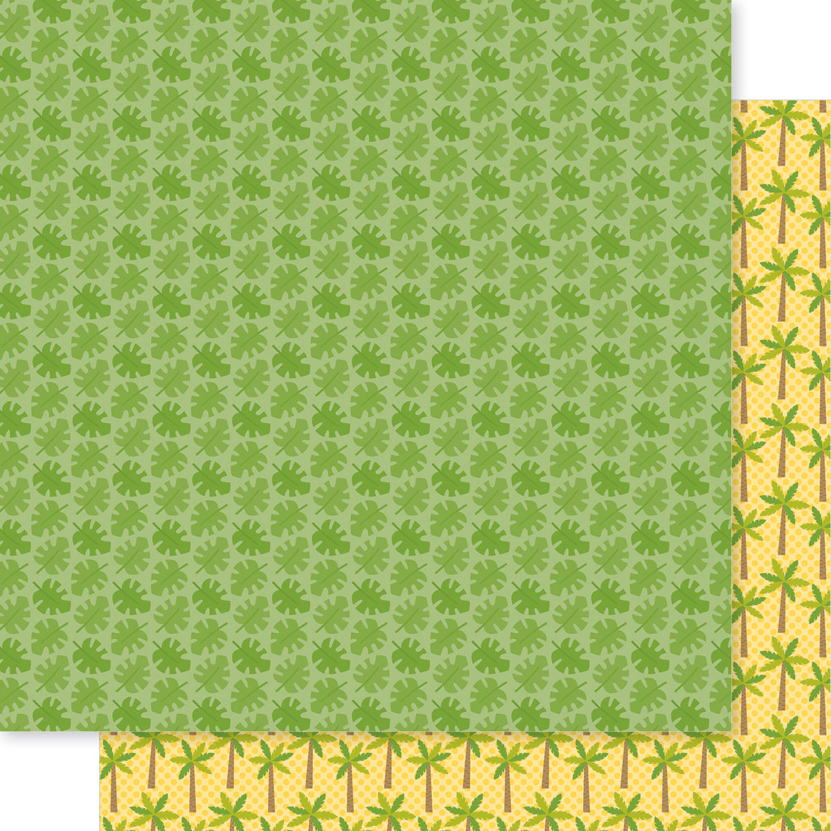 Bella Blvd - Zoo Day Collection - 12 x 12 Double Sided Cardstock - Leafy Lookout