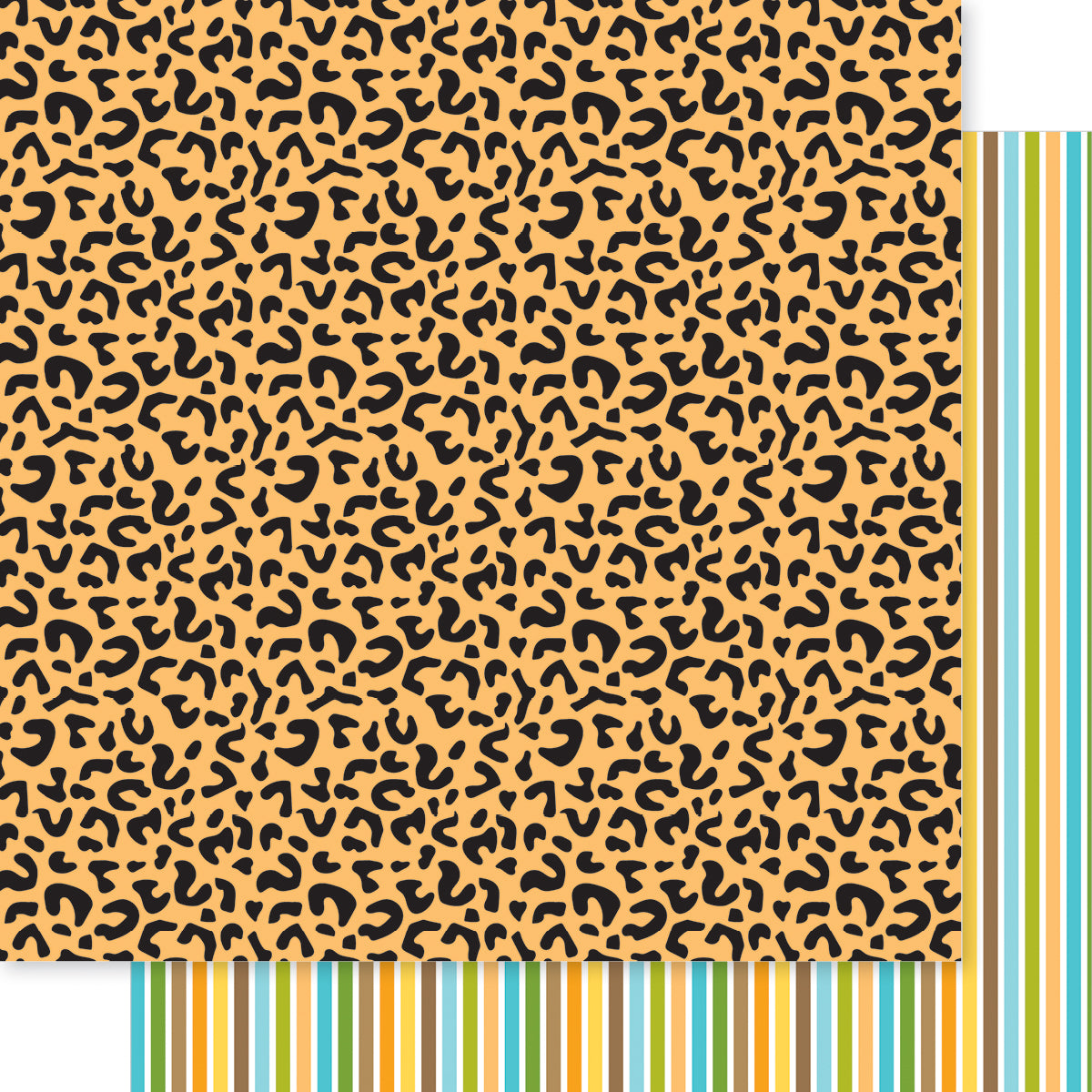 Bella Blvd - Zoo Day Collection - 12 x 12 Double Sided Cardstock - Fast Track