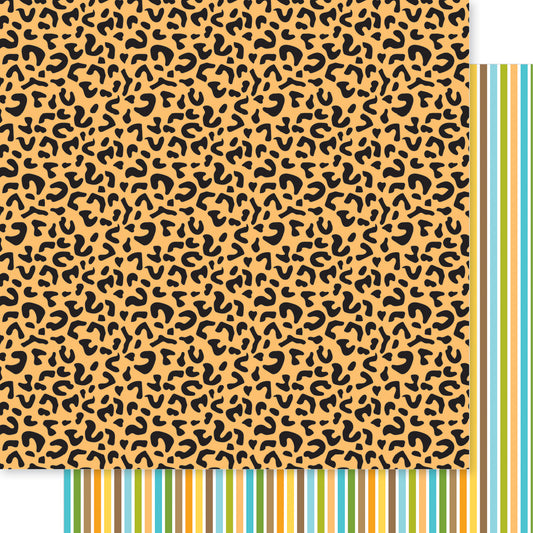 Bella Blvd - Zoo Day Collection - 12 x 12 Double Sided Cardstock - Fast Track