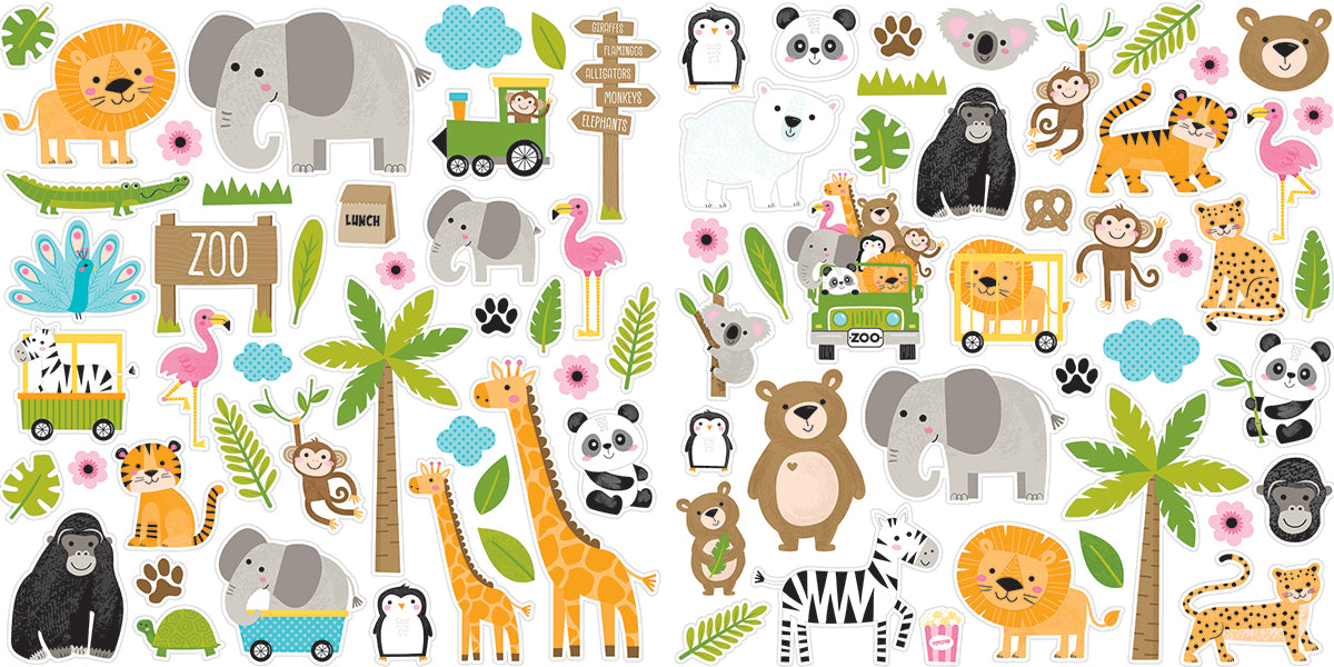 Bella Blvd - Zoo Day Collection - Ephemera - Icons