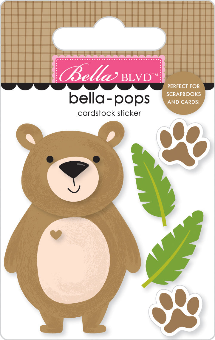 Bella Blvd - Zoo Day Collection - Bella Pops - Happy Bear