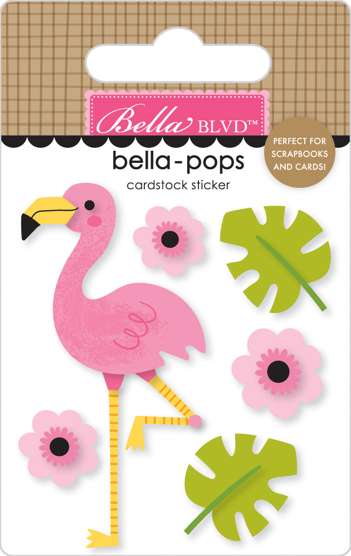 Bella Blvd - Zoo Day Collection - Bella Pops - Flamingle
