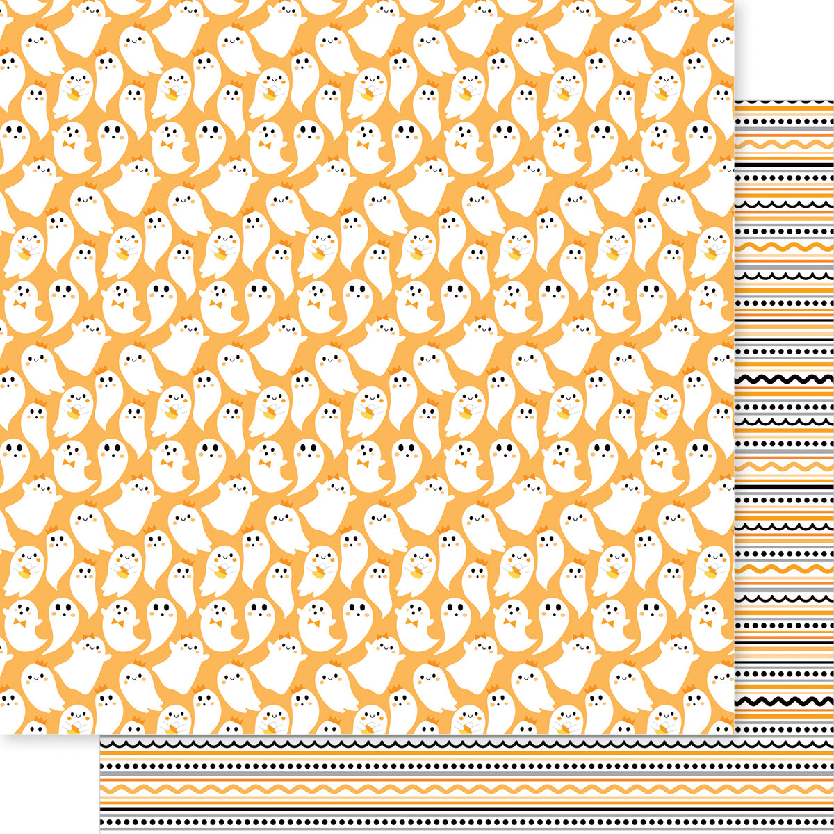 Bella Blvd - Boo To You Collection - 12 x 12 Double-Sided Paper - Boo Crew