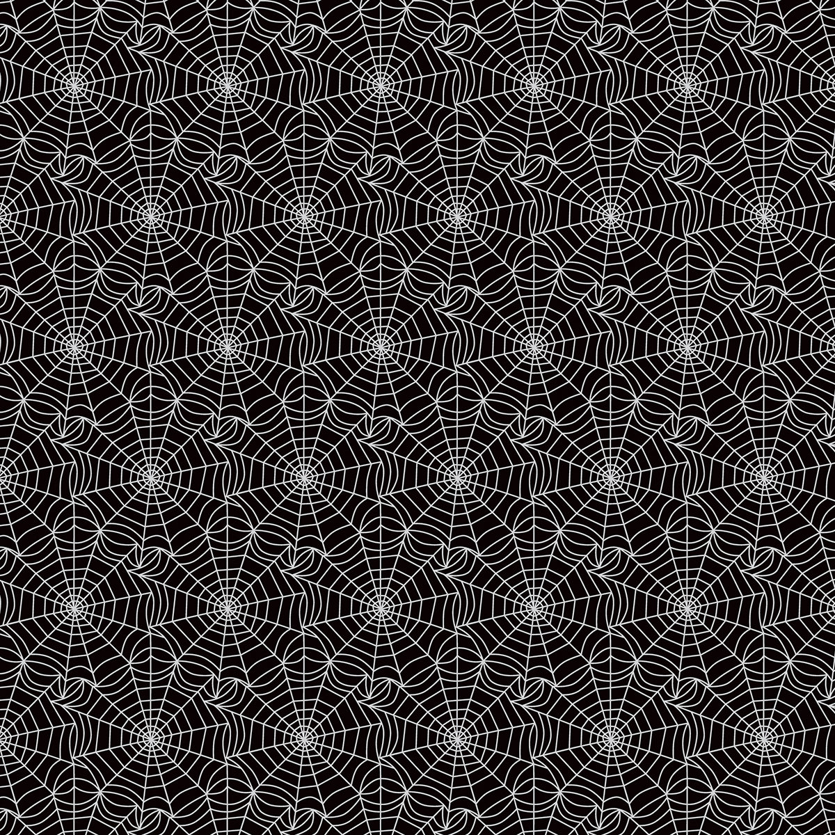 Bella Blvd - Boo To You Collection - 12 x 12 Double-Sided Paper - Webbed Up