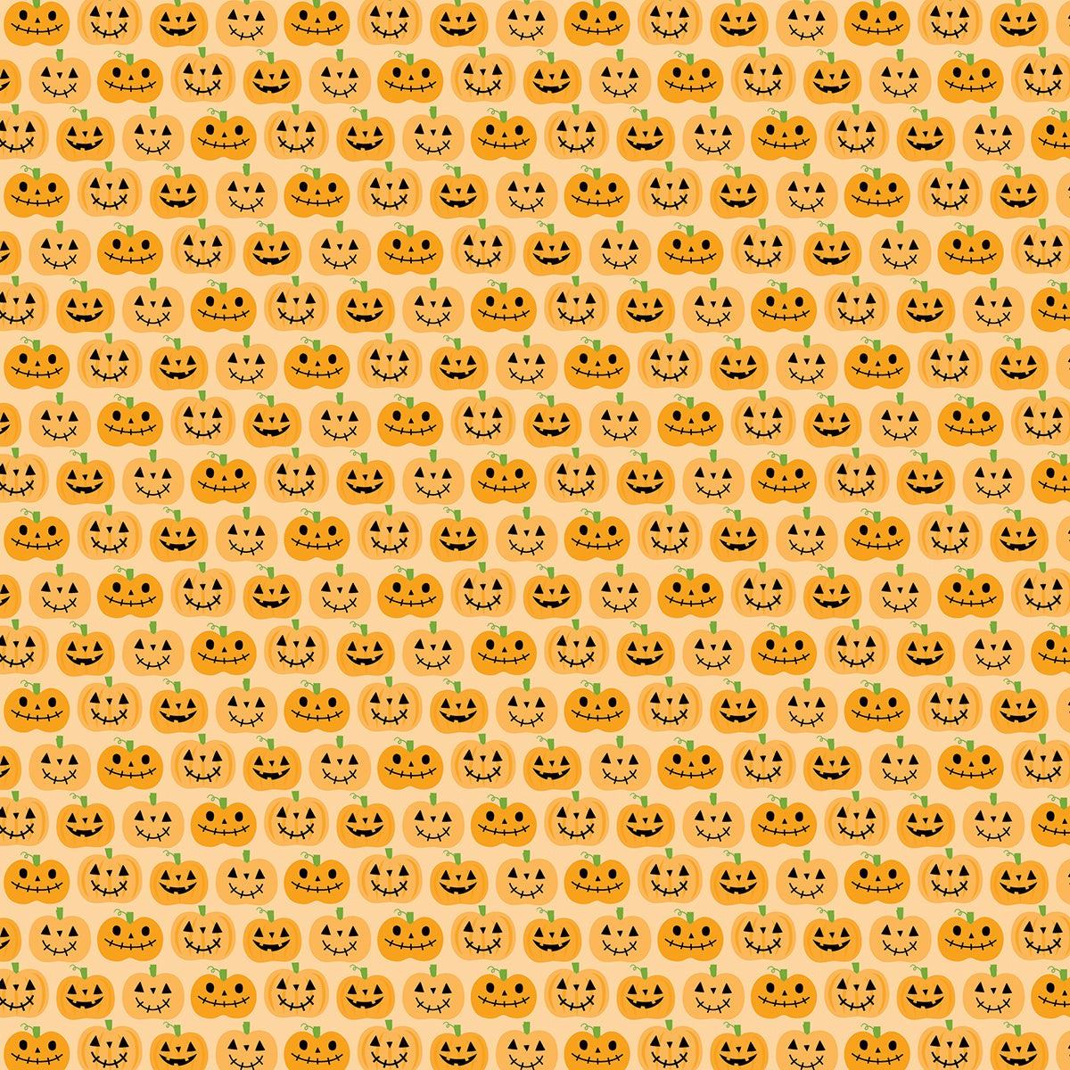 Bella Blvd - Boo To You Collection - 12 x 12 Double-Sided Paper - Happy Jacks