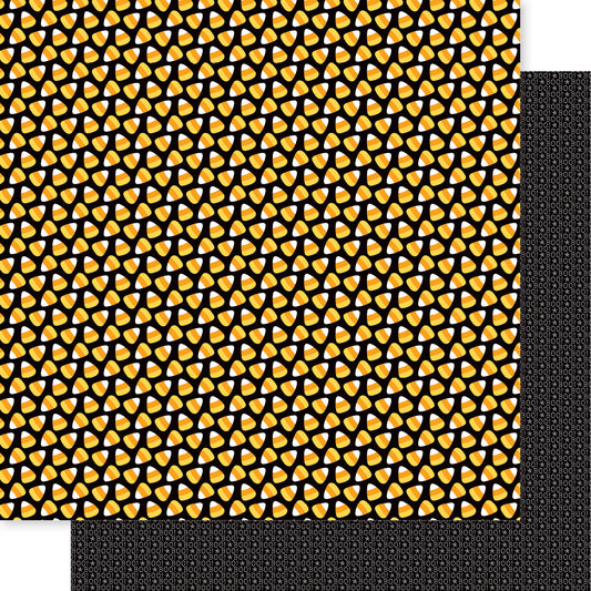 Bella Blvd - Boo To You Collection - 12 x 12 Double-Sided Paper - Candy Corn