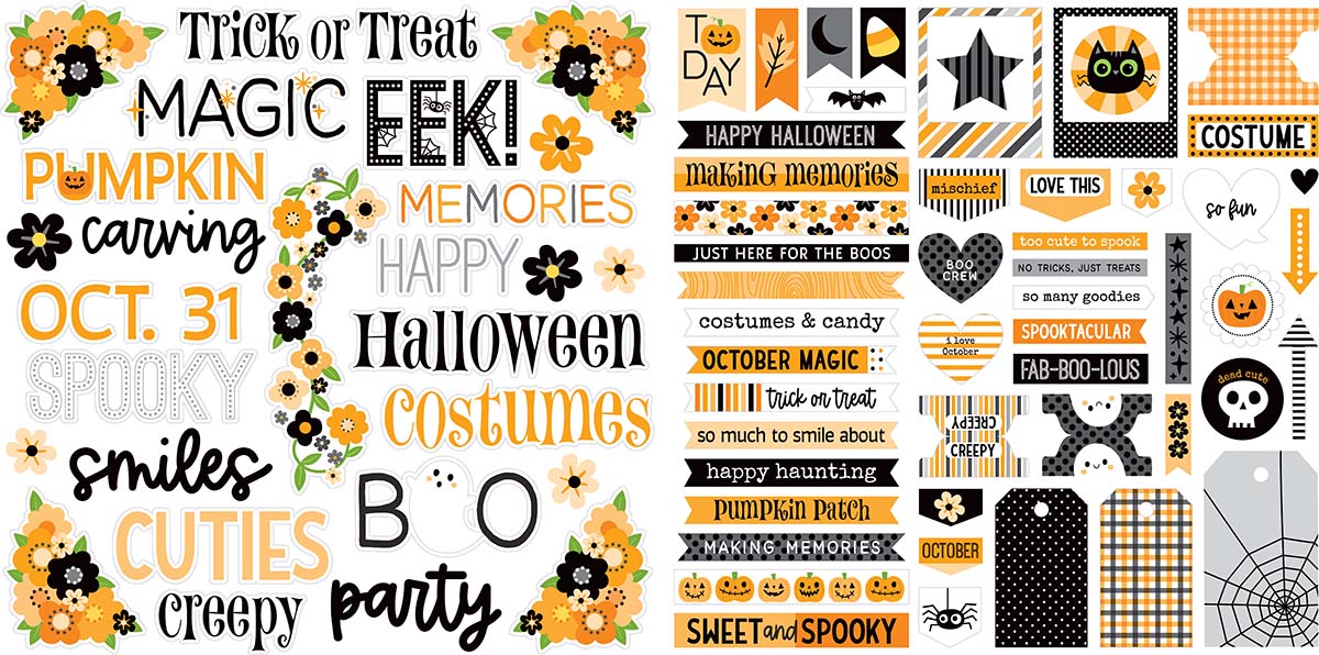 Bella Blvd - Boo To You Collection - Ephemera - Words