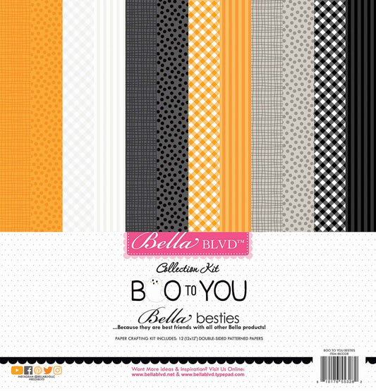Bella Blvd -  Boo To You Collection - 12 x 12 Collection Kit - Bella Besties