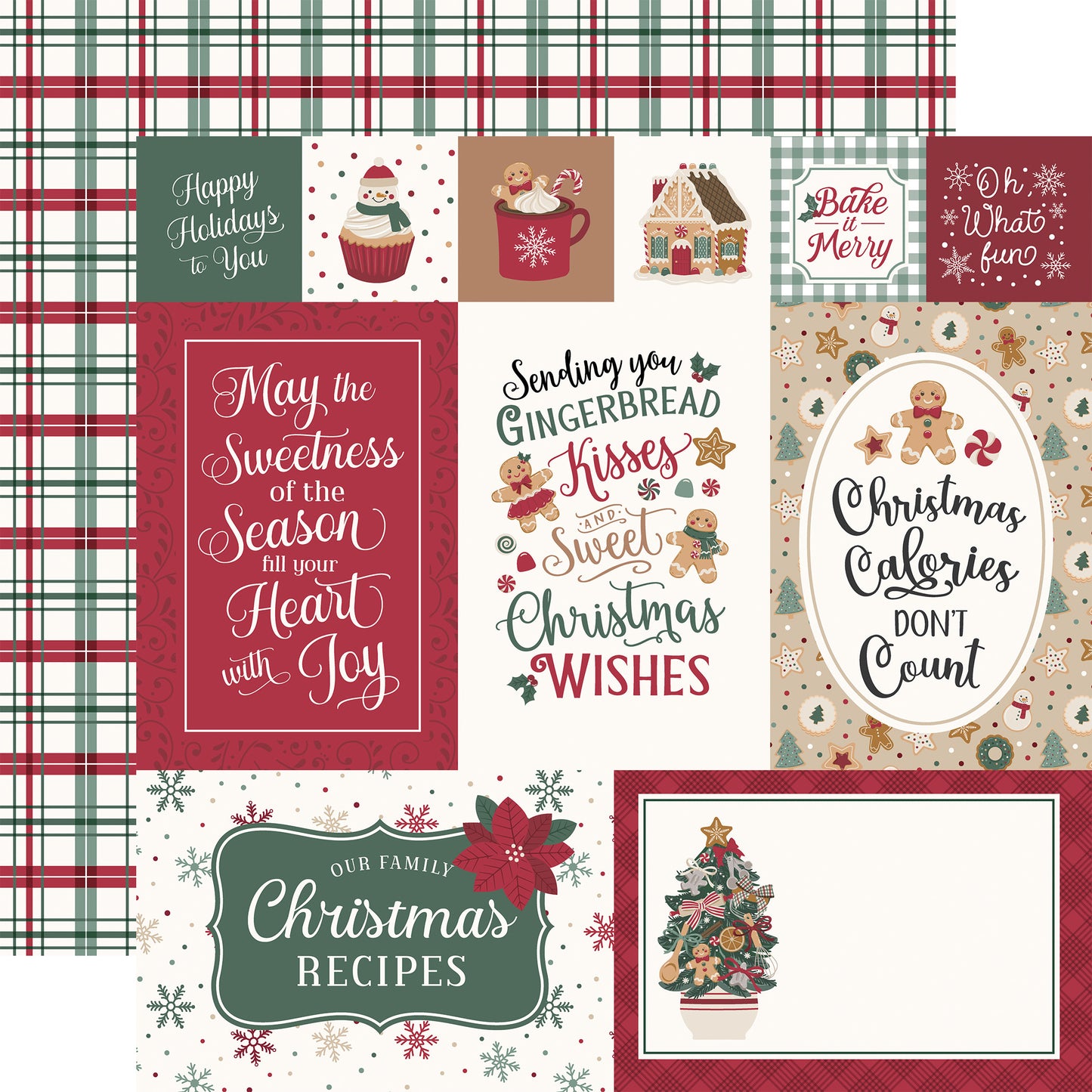 Echo Park -Baking Christmas Cheer Collection - 12 x 12 Collection Kit
