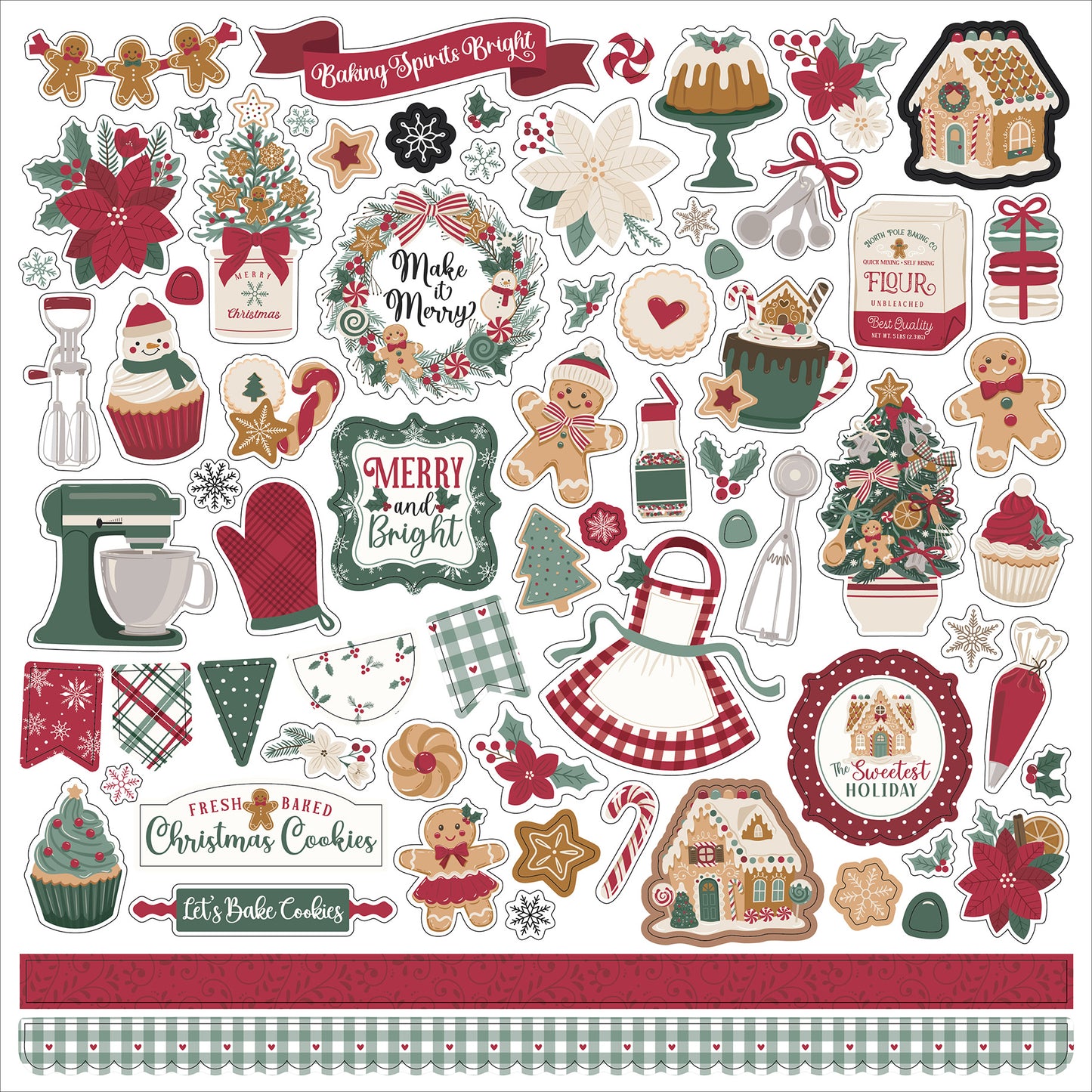 Echo Park -Baking Christmas Cheer Collection - 12 x 12 Collection Kit