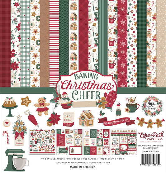 Echo Park -Baking Christmas Cheer Collection - 12 x 12 Collection Kit