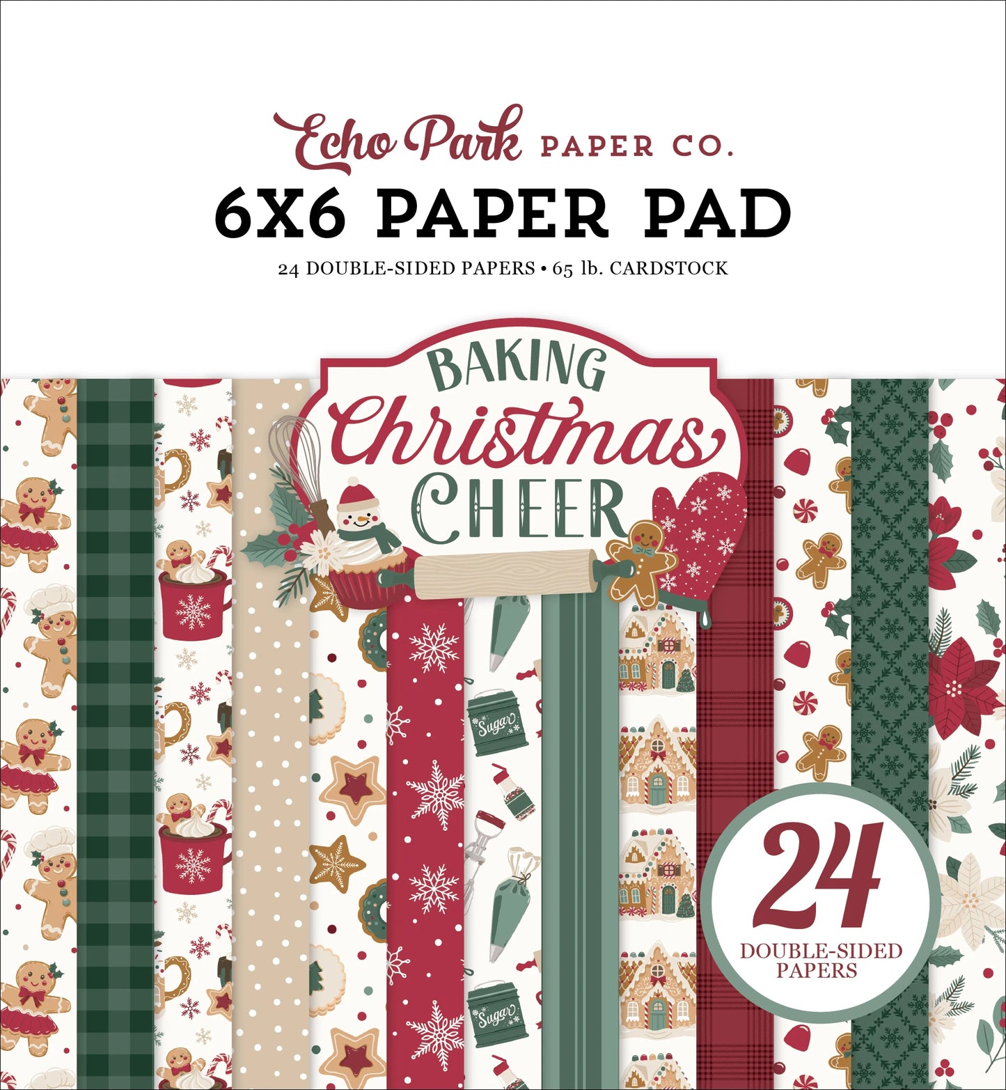 Echo Park -Baking Christmas Cheer Collection - 6 x 6 Paper Pad