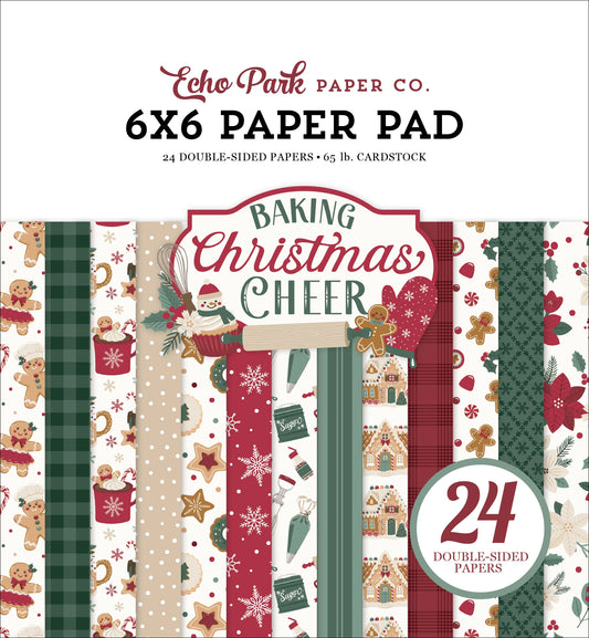 Echo Park -Baking Christmas Cheer Collection - 6 x 6 Paper Pad