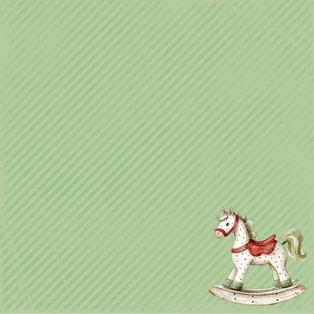 SSC - Baby's First Christmas - 12 x 12 Double-Sided Cardstock - Tiny Little Clothes