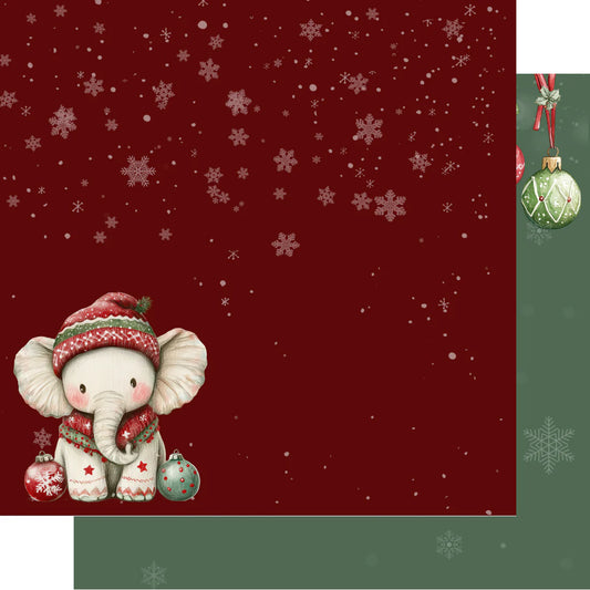 Baby's First Christmas Collection - 12x12 Double-Sided Scrapbook Paper by SSC
