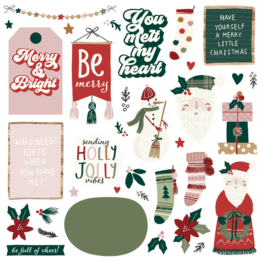 Simple Stories - Boho Christmas Collection - Simple cards - Card Kit