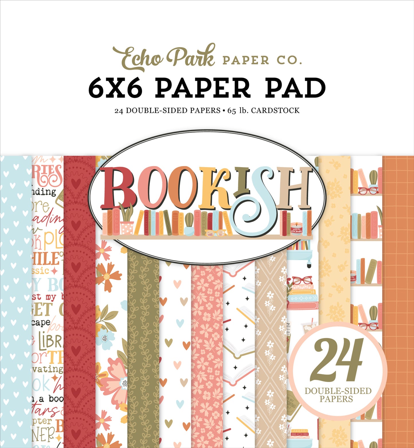 Echo Park - Bookish Collection - 6 x 6 Paper Pad