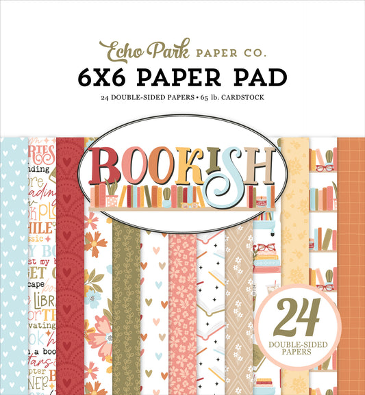 Echo Park - Bookish Collection - 6 x 6 Paper Pad