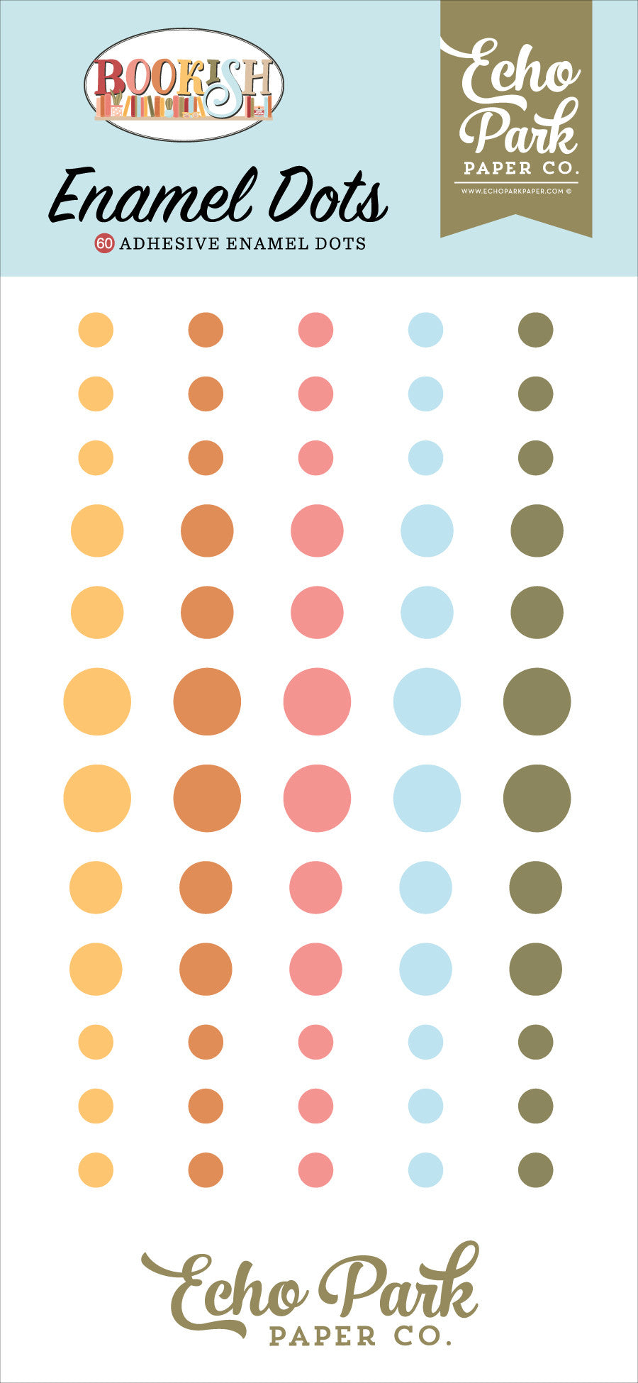 Echo Park - Bookish Collection - Enamel Dots